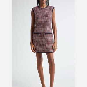 Veronica Beard Multicolor Tweed Dress